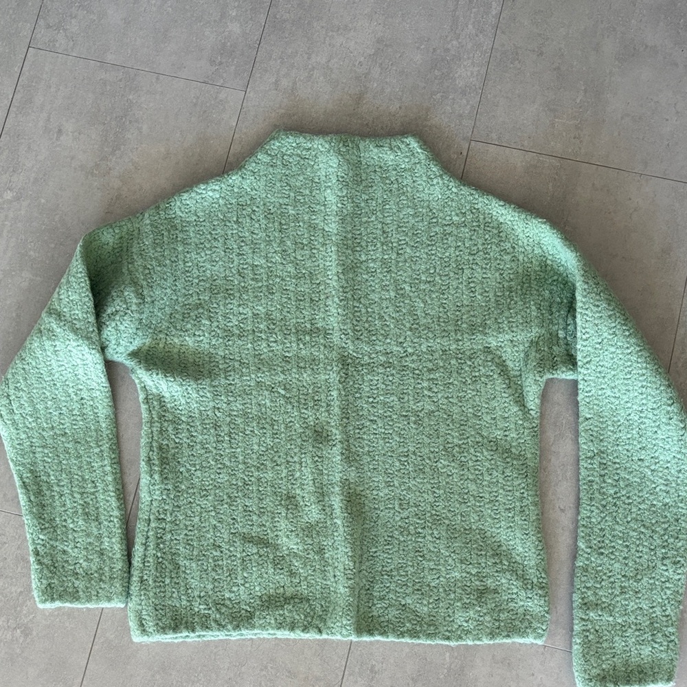 Massimo Dutti Green Cowl Neck Sweater - Picture 5 of 5
